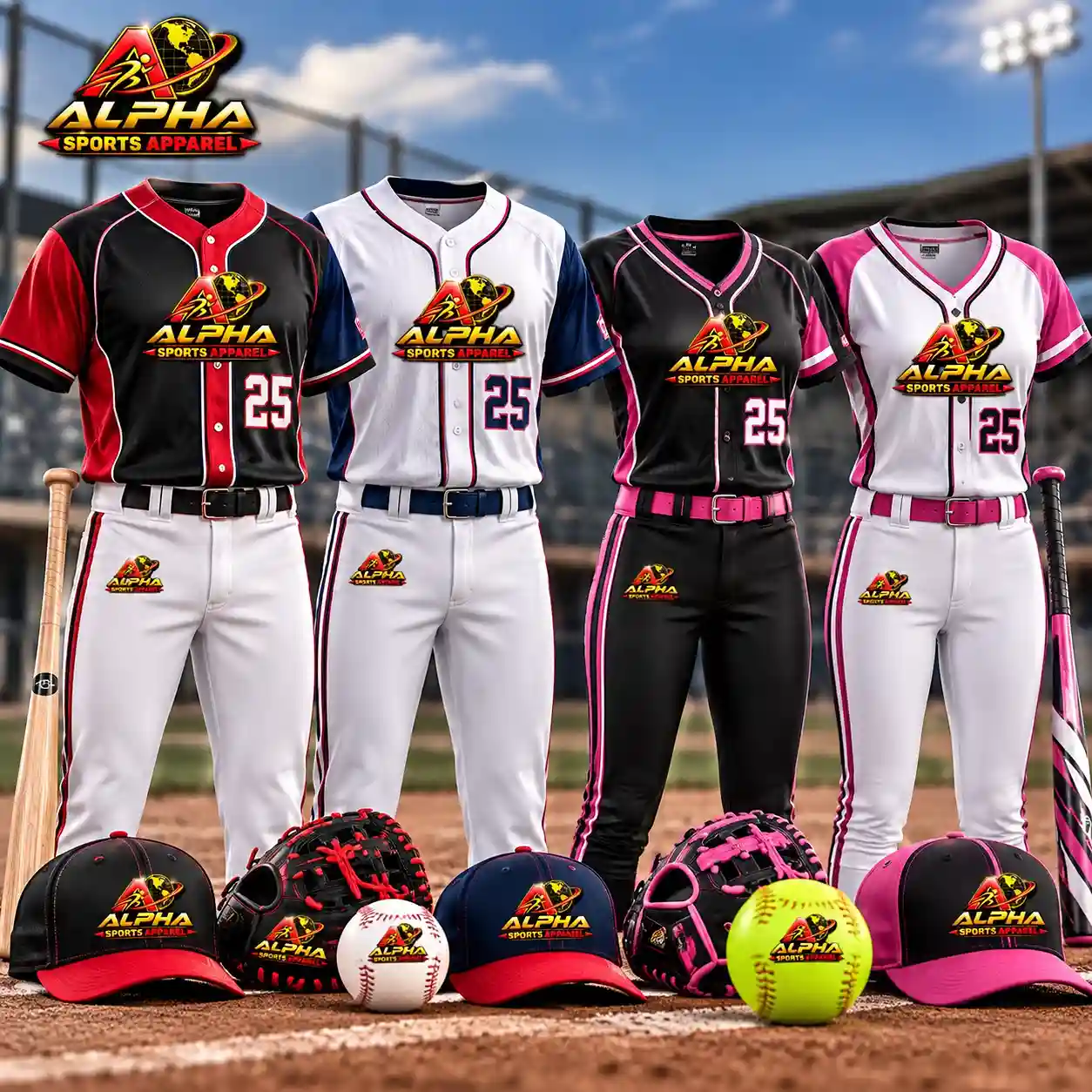 Custom Baseball and Softball Uniforms Manufacturer & Exporter