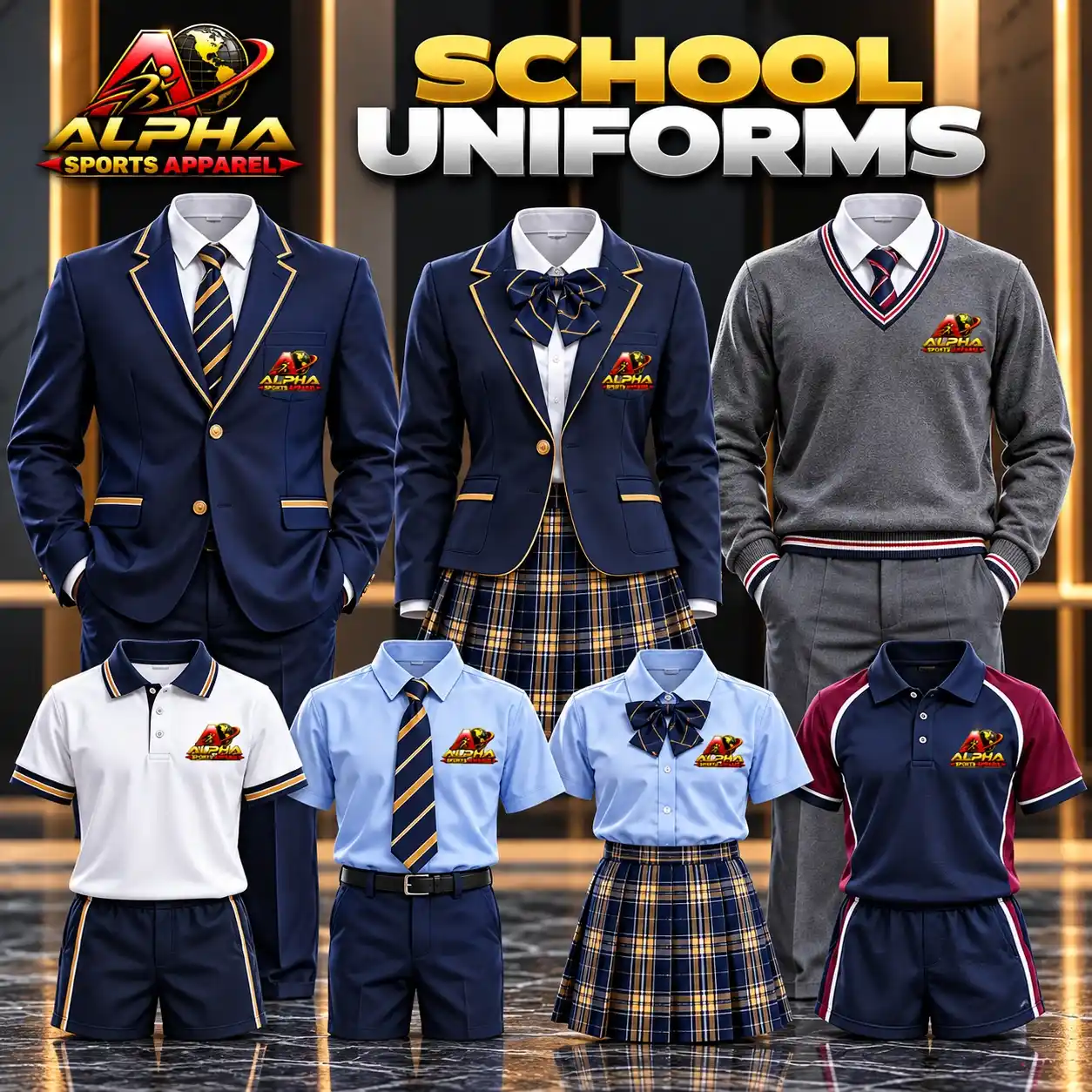 Custom School Uniforms Manufacturer & Exporter