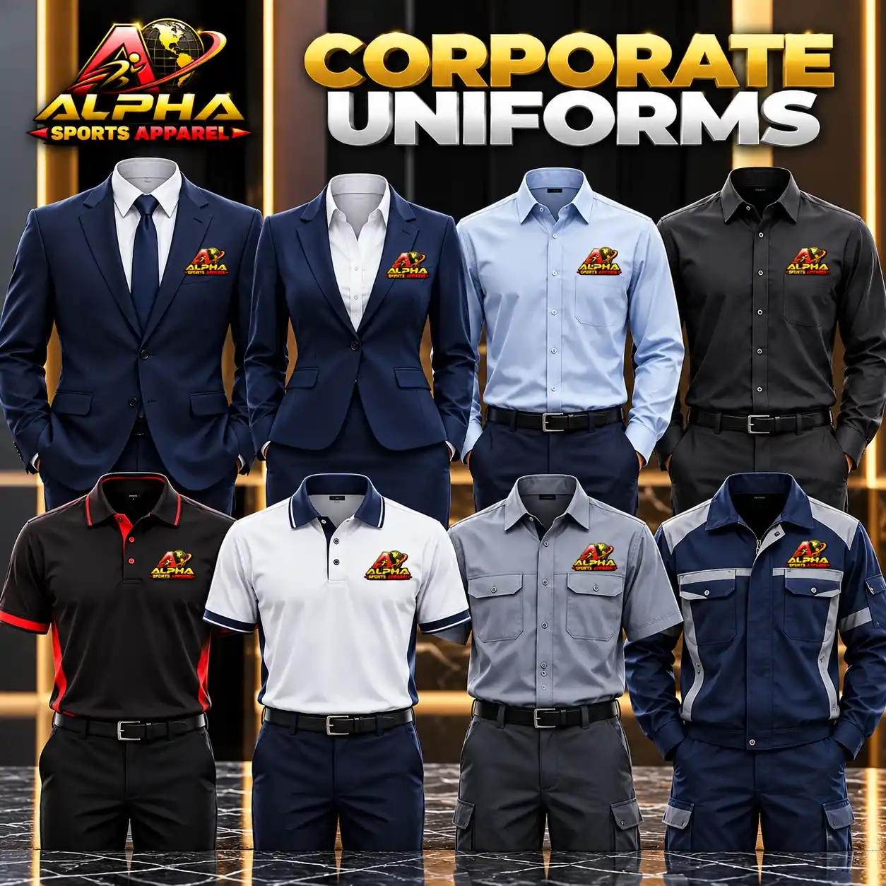 Custom Corporate Uniforms Manufacturer & Exporter