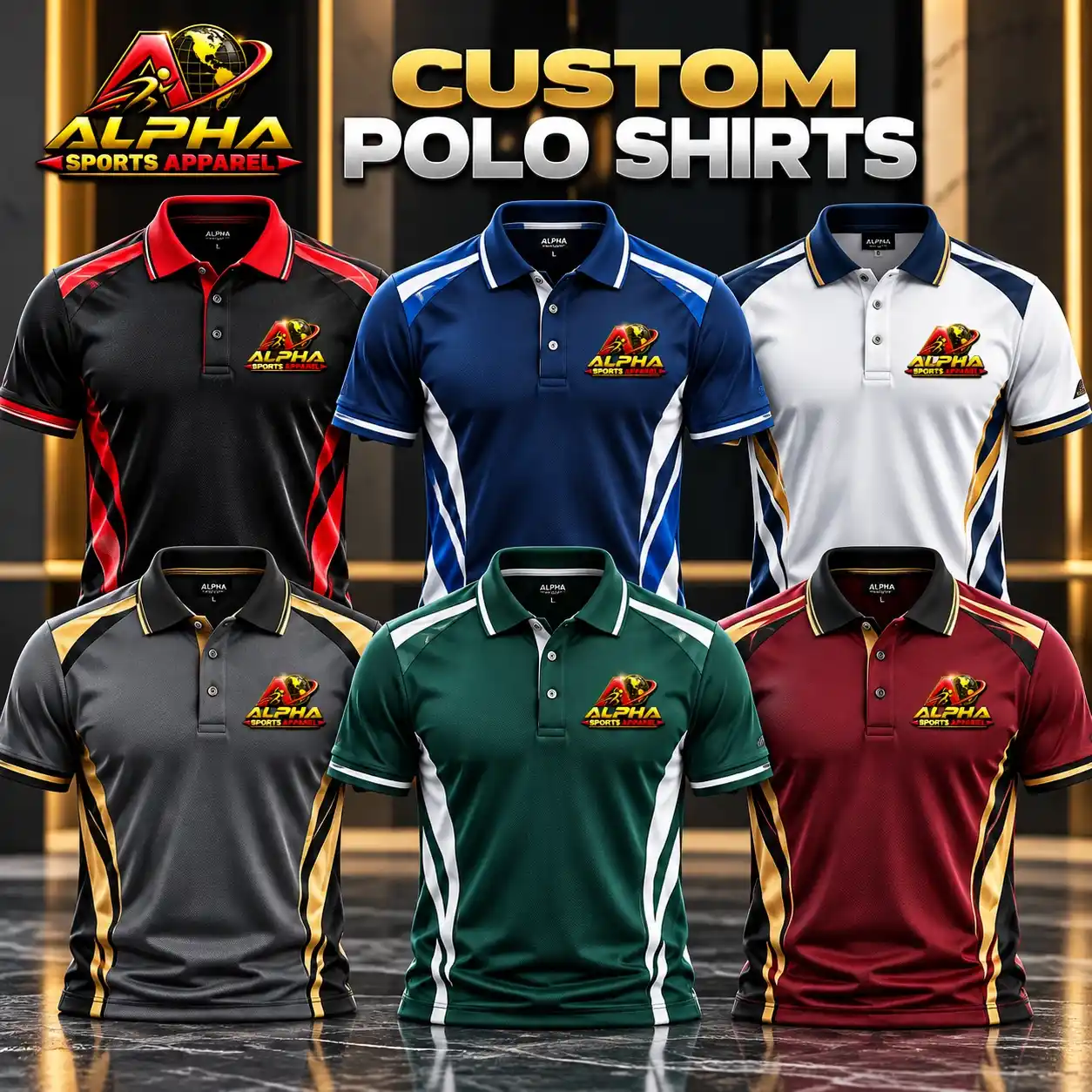 Custom Polo Shirts Manufacturer & Exporter